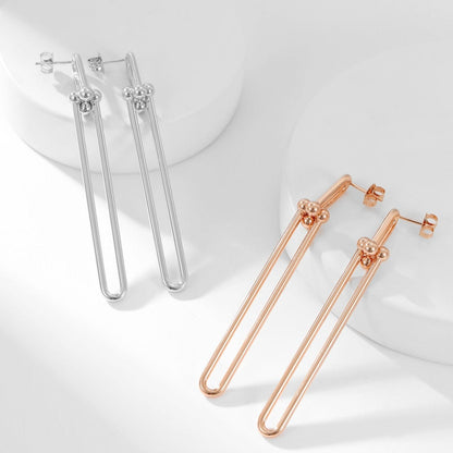[Eterna Jewels]HARDWEAR LONG DROP EARRINGS