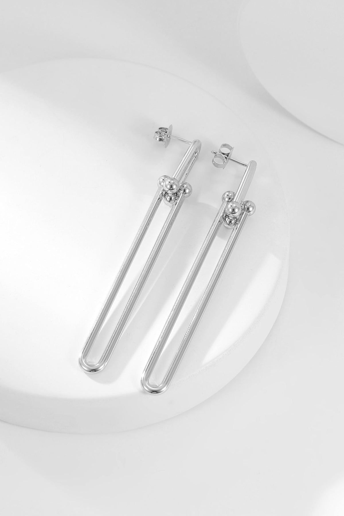 [Eterna Jewels]HARDWEAR LONG DROP EARRINGS