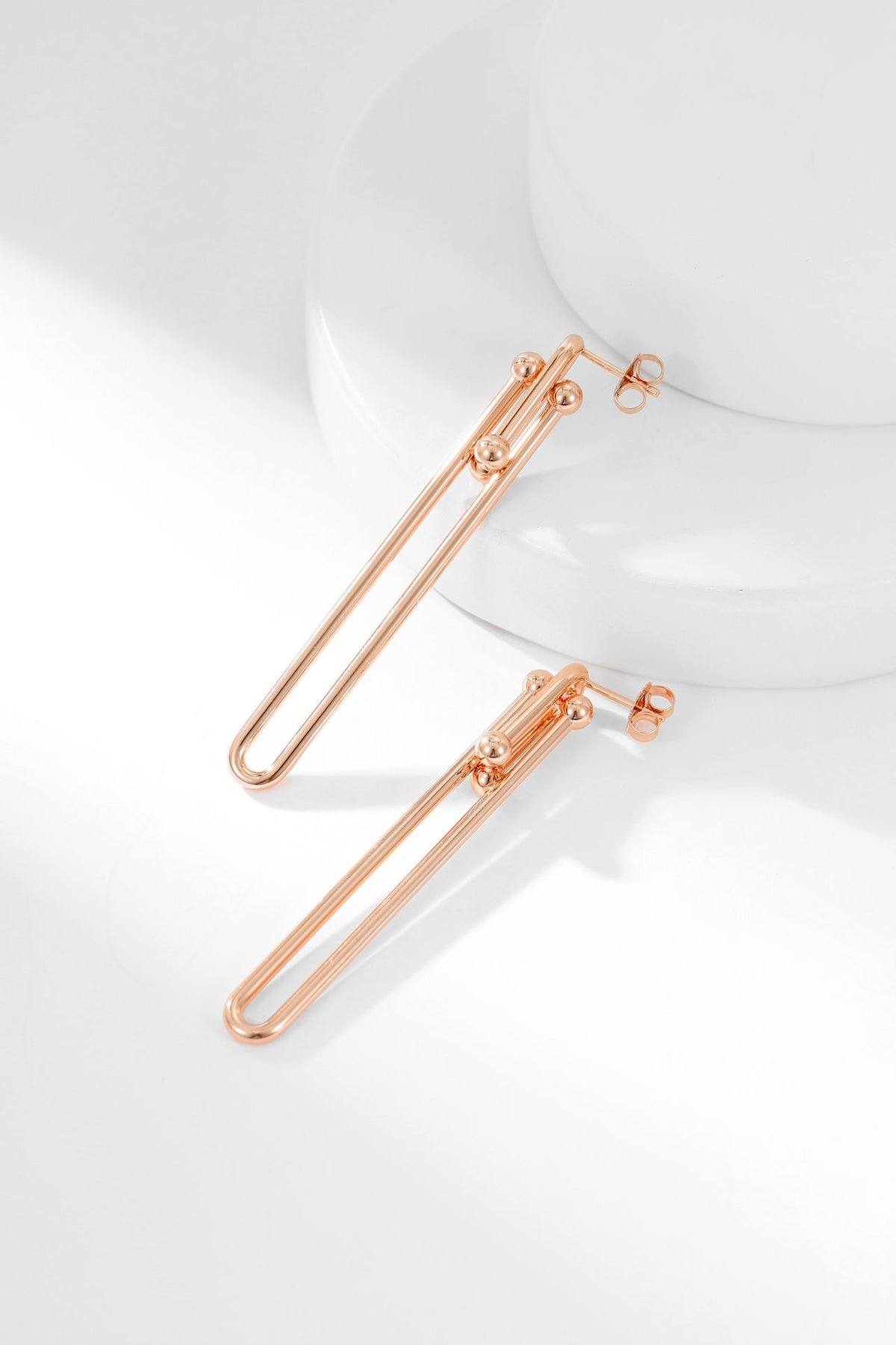 [Eterna Jewels]HARDWEAR LONG DROP EARRINGS