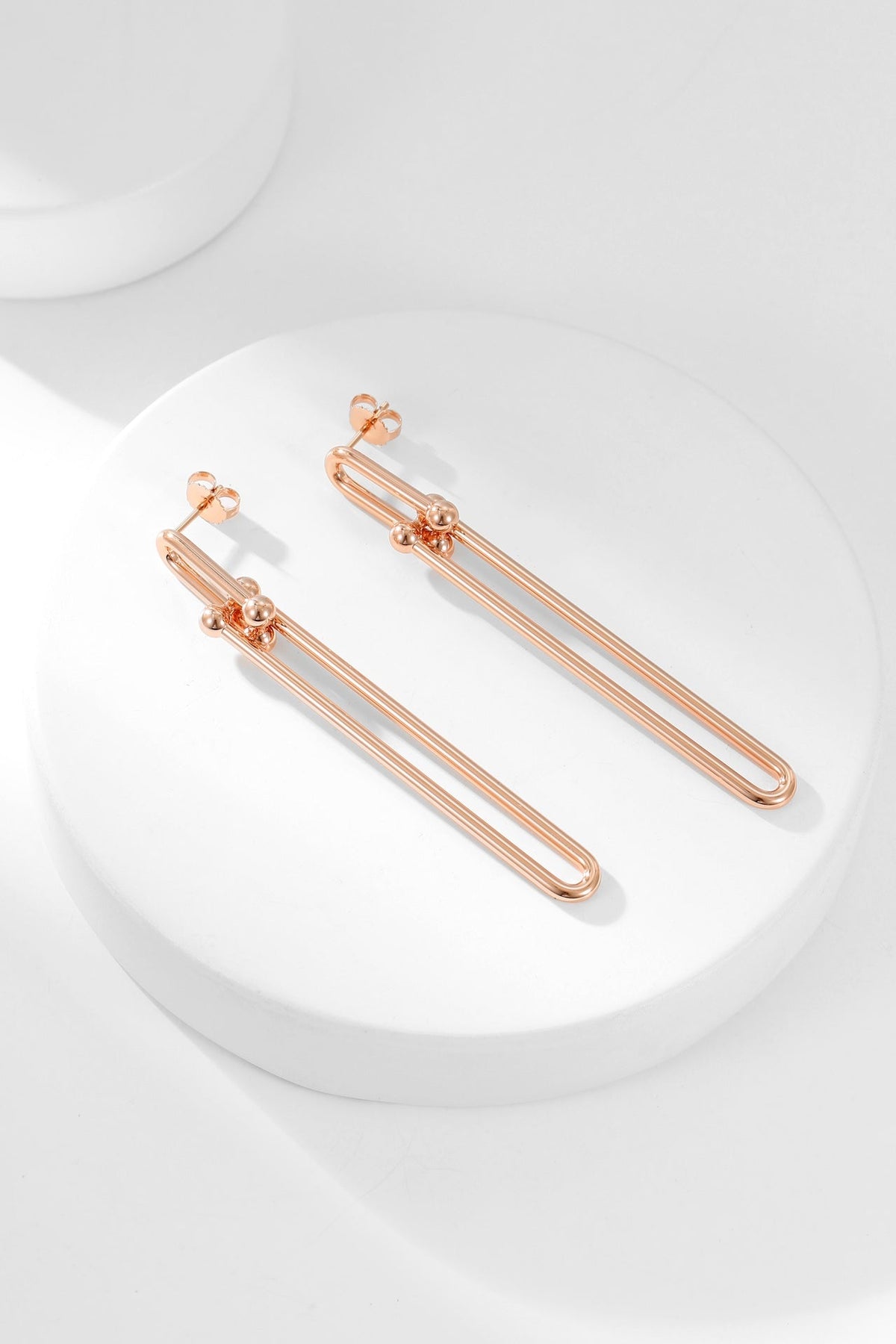 [Eterna Jewels]HARDWEAR LONG DROP EARRINGS