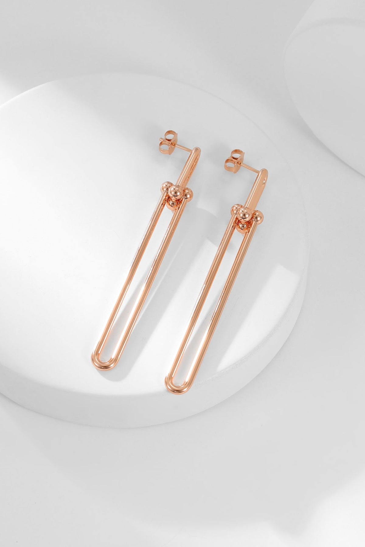 [Eterna Jewels]HARDWEAR LONG DROP EARRINGS