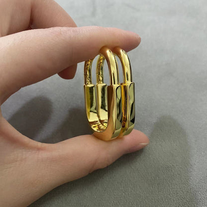 [Eterna Jewels]LOCK MEDIUM EARRINGS