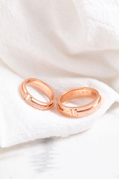 [Eterna Jewels]T PINK GOLD RING