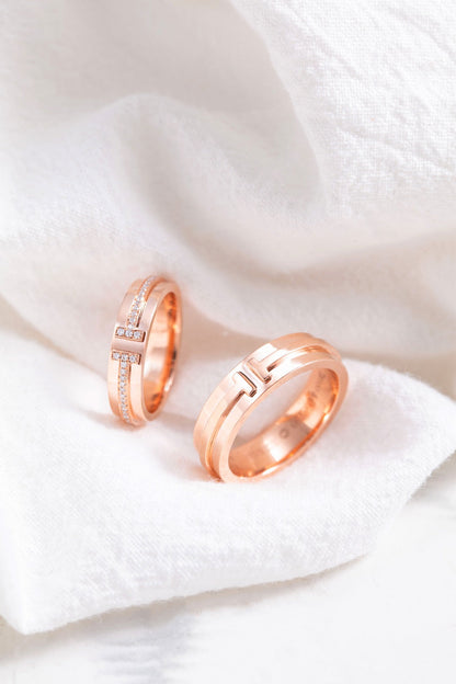 [Eterna Jewels]T PINK GOLD RING