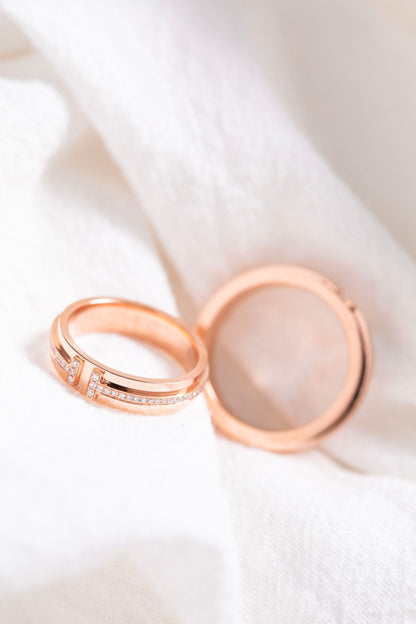 [Eterna Jewels]T PINK GOLD RING