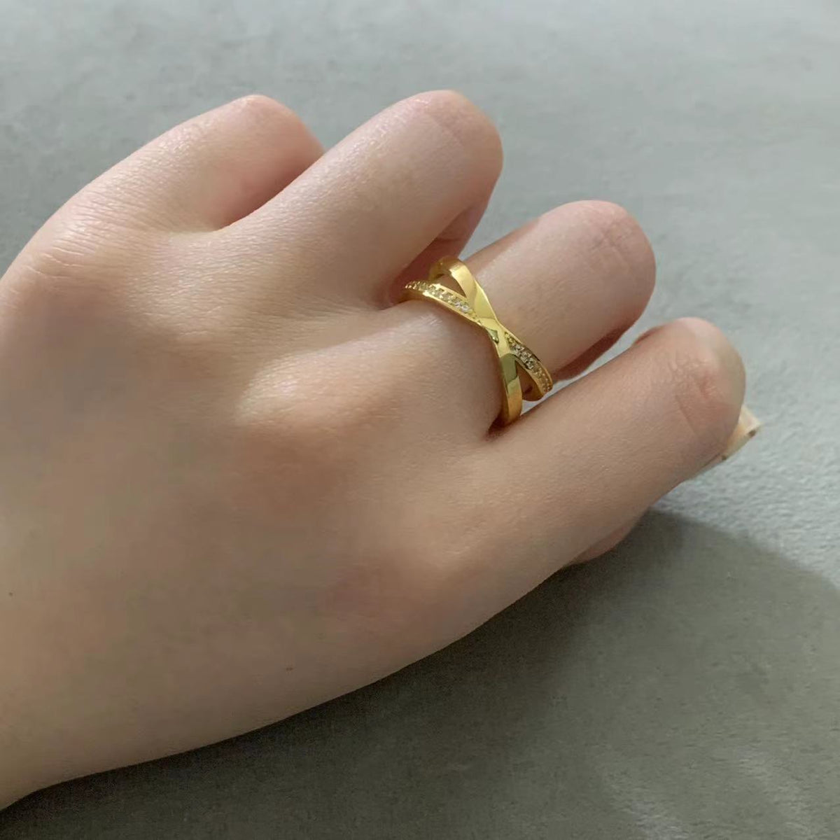 [Eterna Jewels]ATLAS X DIAMOND RING