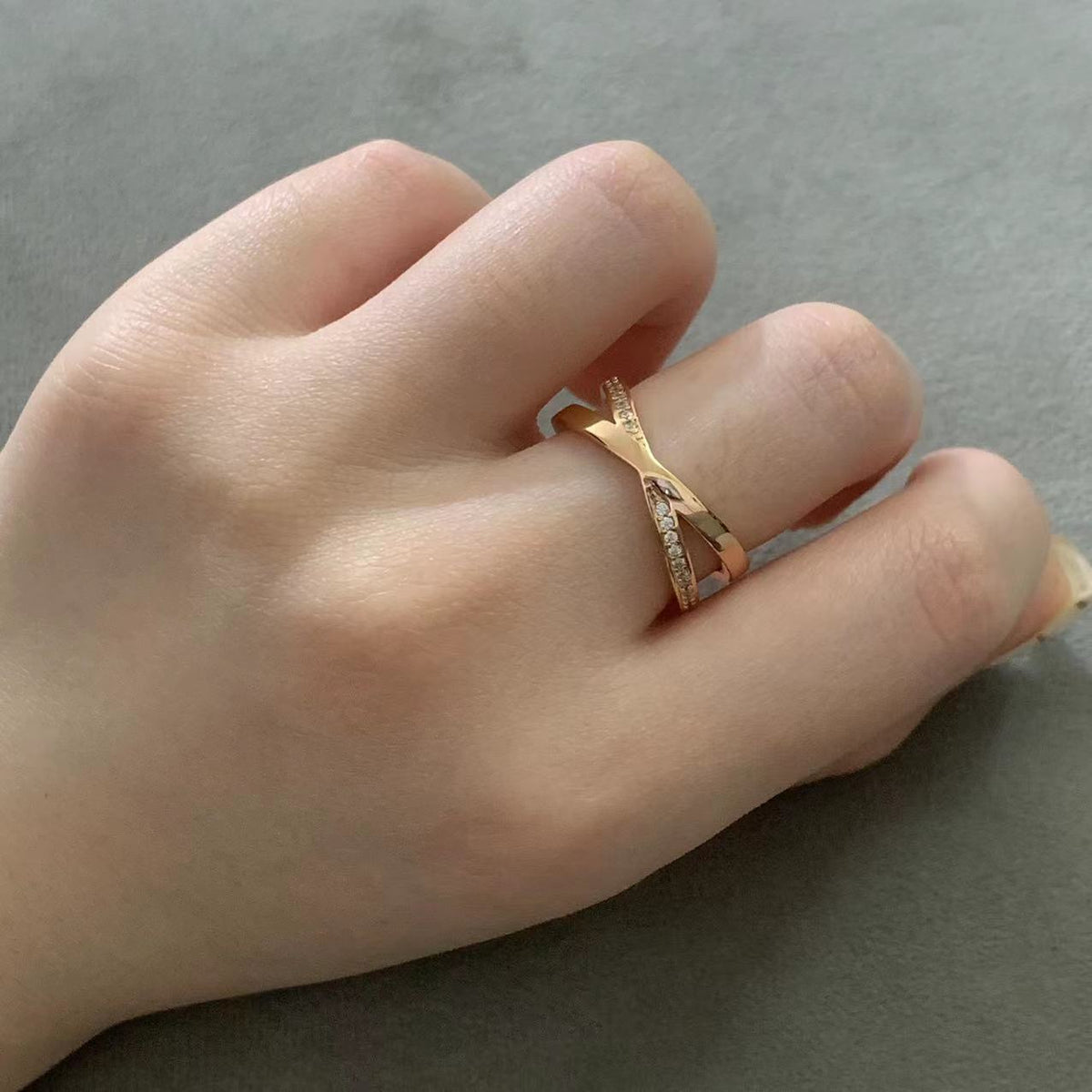 [Eterna Jewels]ATLAS X DIAMOND RING