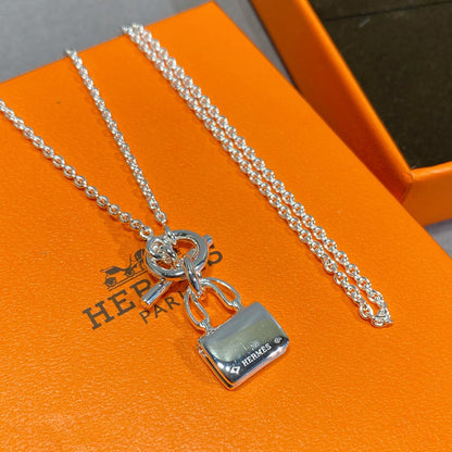 [Eterna Jewels]CONSTANCE PEDANT SILVER NECKLACE