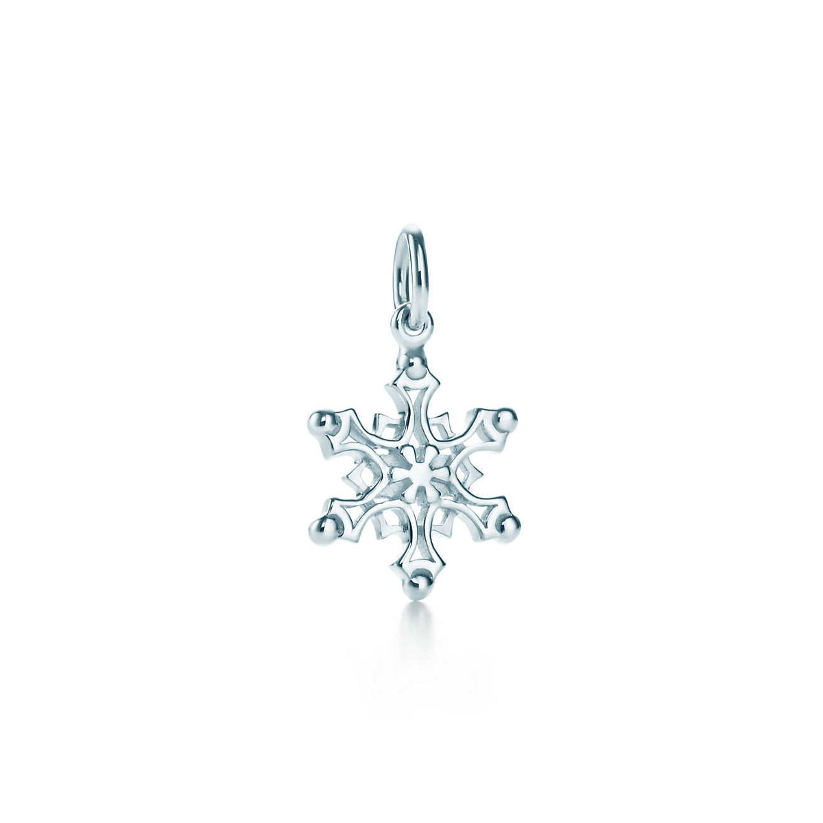[Eterna Jewels]STERLING SILVER SNOWFLAKE PENDANT NECKLACE