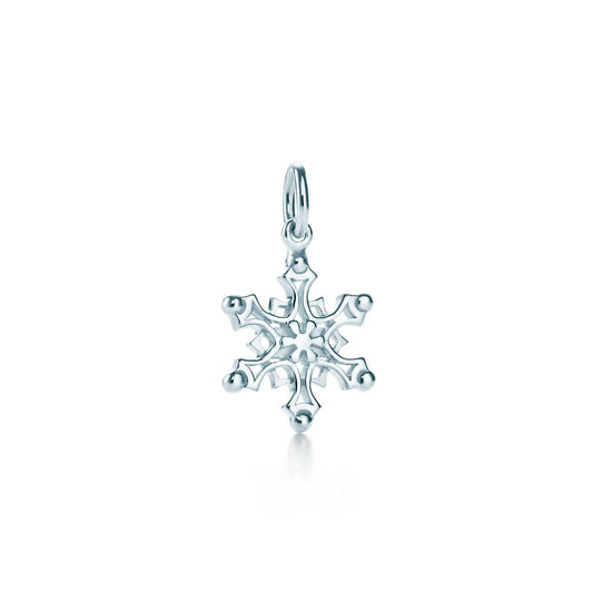 [Eterna Jewels]STERLING SILVER SNOWFLAKE PENDANT NECKLACE