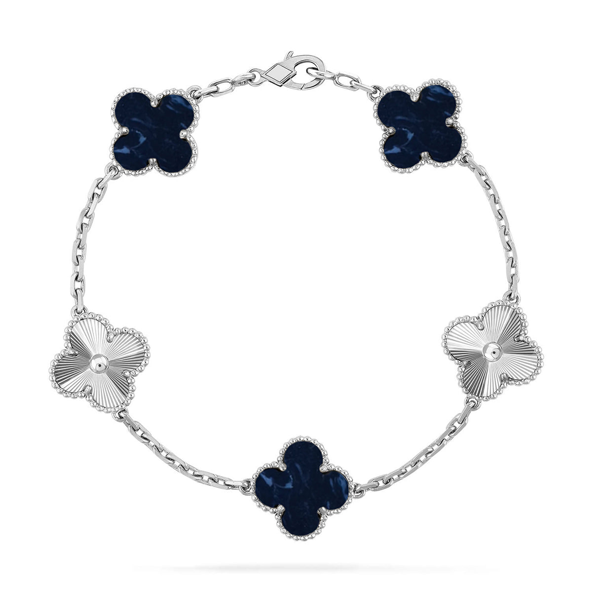 [Eterna Jewels]CLOVER 5 MOTIF PIETERSITE BRACELET COLLECTION