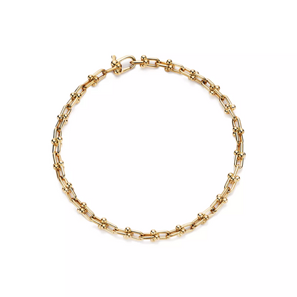 [Eterna Jewels]HARDWEAR MICRO LINK 44 MOTIF GOLD BRACELET