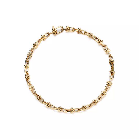 [Eterna Jewels]HARDWEAR MICRO LINK 44 MOTIF GOLD BRACELET