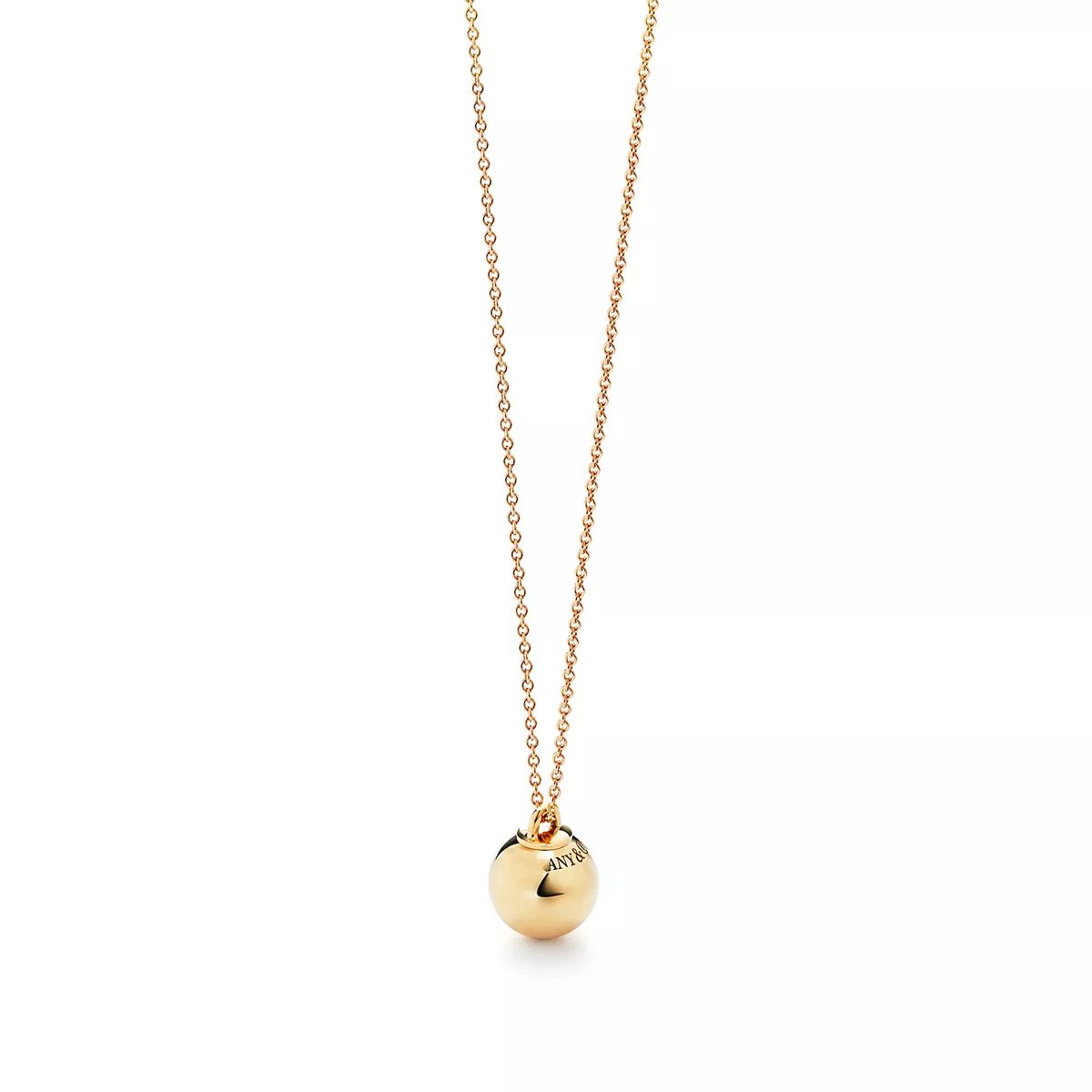 [Eterna Jewels]BALL PENDANT 12.75MM NECKLACE