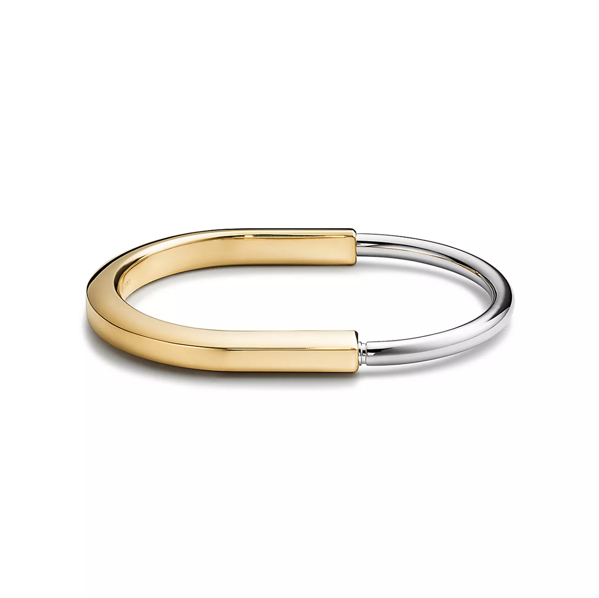 [Eterna Jewels]LOCK BRACELET YELLOW AND WHITE GOLD