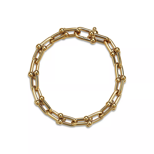 [Eterna Jewels]HARDWEAR MEDIUM LINK 20 MOTIF GOLD BRACELET