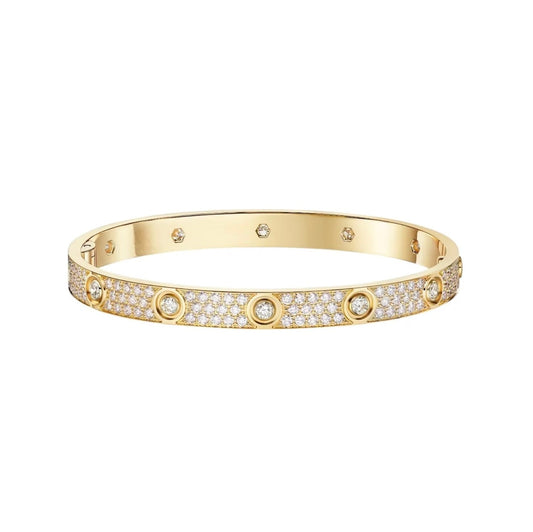[Eterna Jewels]LOVE BRACELET 6.1MM DIAMOND-PAVED 10 BIG DIAMONDS