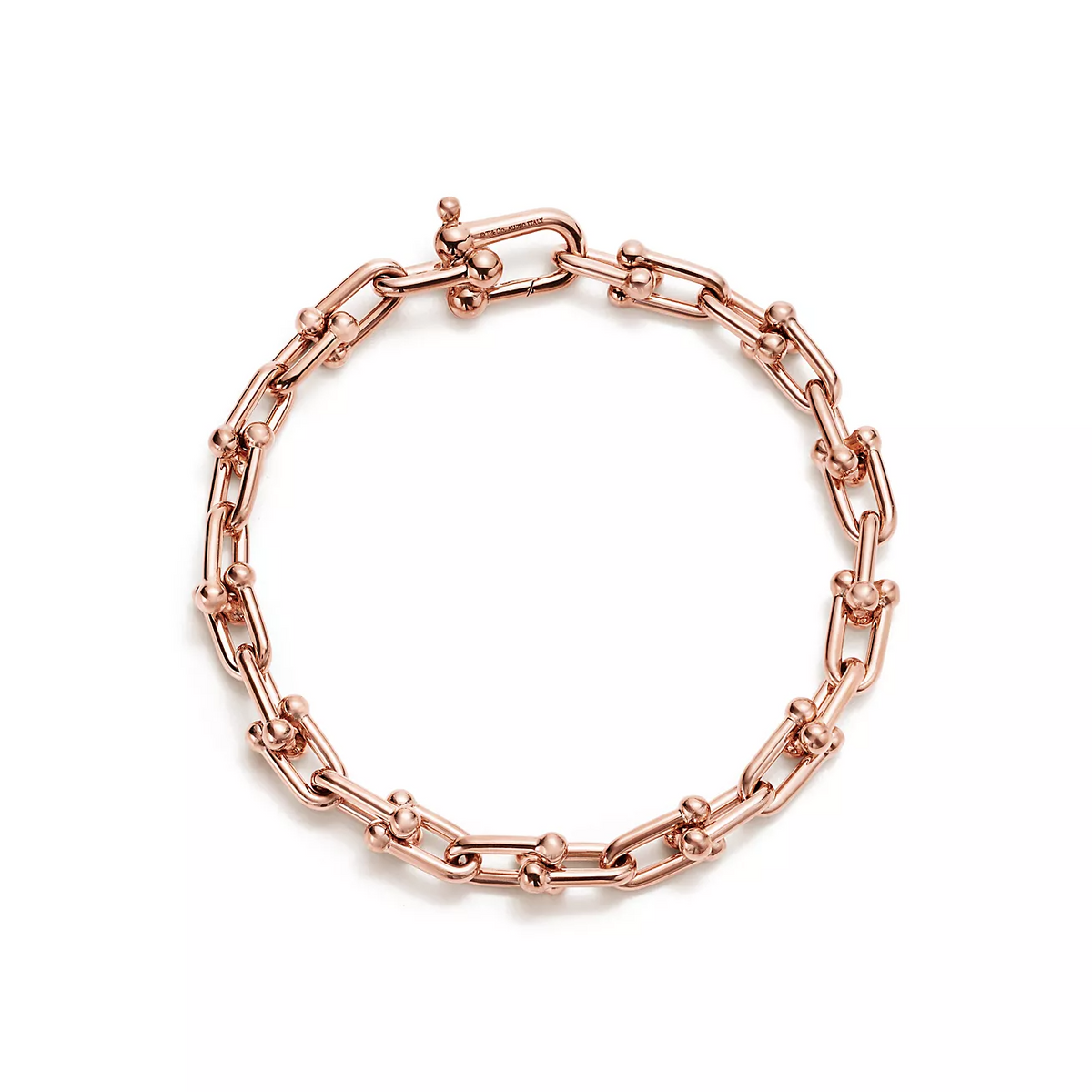[Eterna Jewels]HARDWEAR SMALL LINK 26 MOTIF PINK GOLD BRACELET
