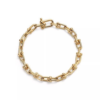 [Eterna Jewels]HARDWEAR SMALL LINK 26 MOTIF GOLD BRACELET