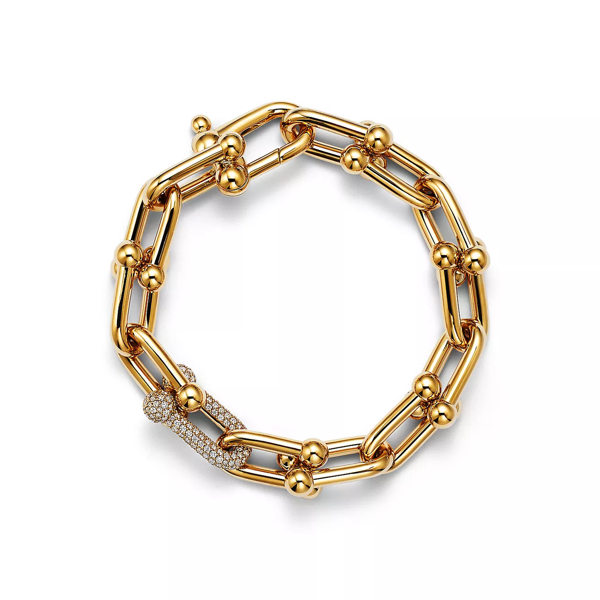 [Eterna Jewels]HARDWEAR LARGE LINK GOLD DIAMOND BRACELET