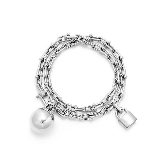 [Eterna Jewels]HARDWEAR SMALL WRAP SILVER BRACELET