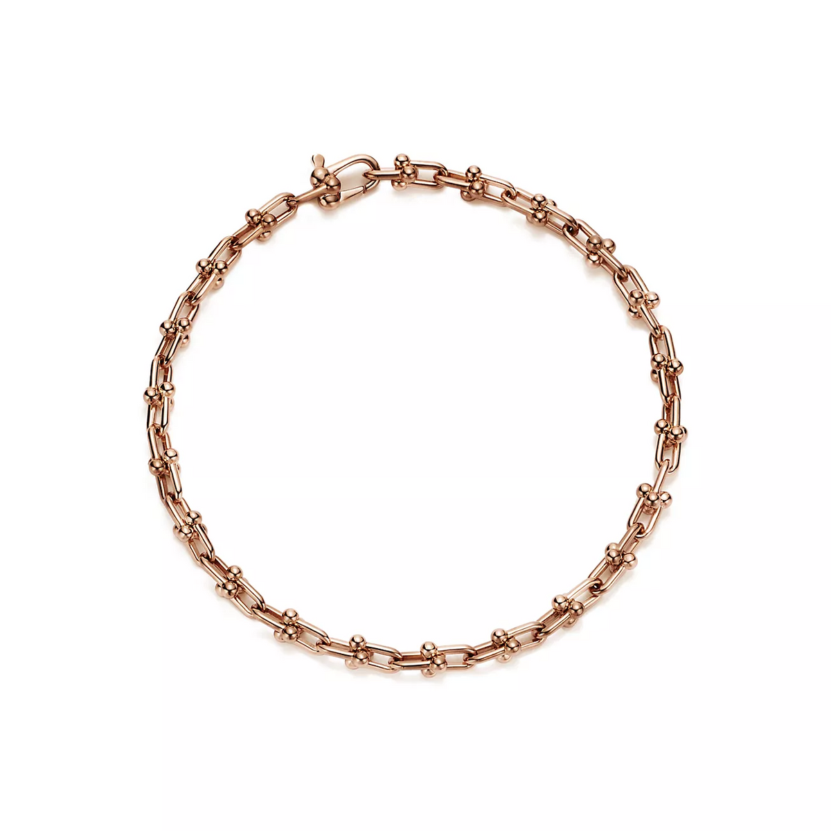[Eterna Jewels]HARDWEAR MICRO LINK 44 MOTIF PINK GOLD BRACELET