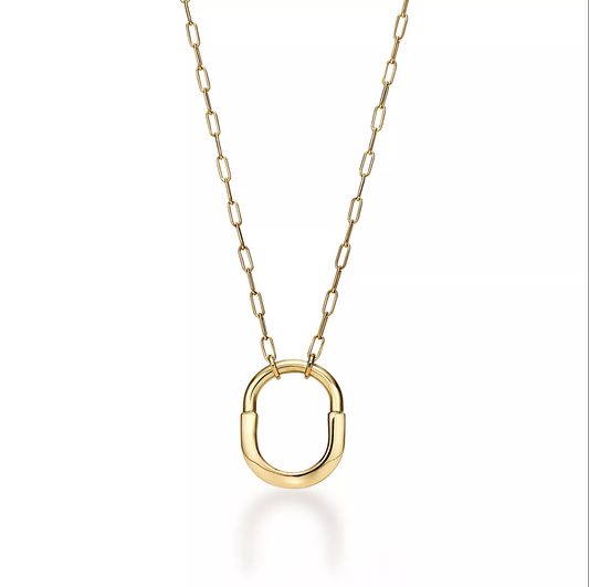 [Eterna Jewels]LOCK NECKLACE GOLD