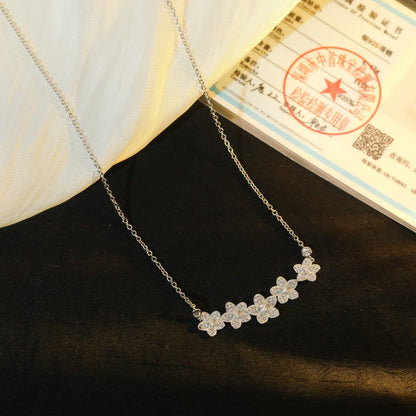 [Eterna Jewels]]wild flower diamond line pendant