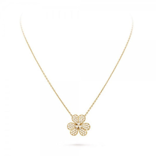 [Eterna Jewels]FLOWER DIAMOND NECKLACE