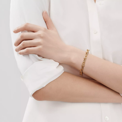 [Eterna Jewels]HARDWEAR MEDIUM LINK 20 MOTIF GOLD BRACELET