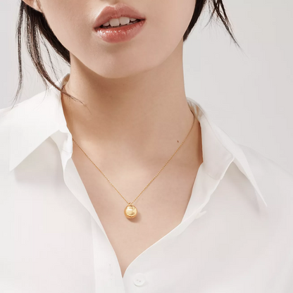 [Eterna Jewels]BALL PENDANT 12.75MM NECKLACE