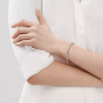 [Eterna Jewels]HARDWEAR SMALL LINK 26 MOTIF SILVER BRACELET