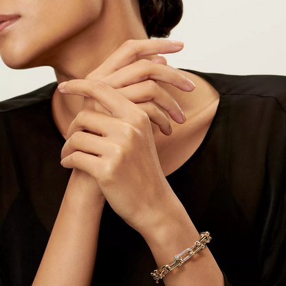 [Eterna Jewels]HARDWEAR LARGE LINK GOLD DIAMOND BRACELET