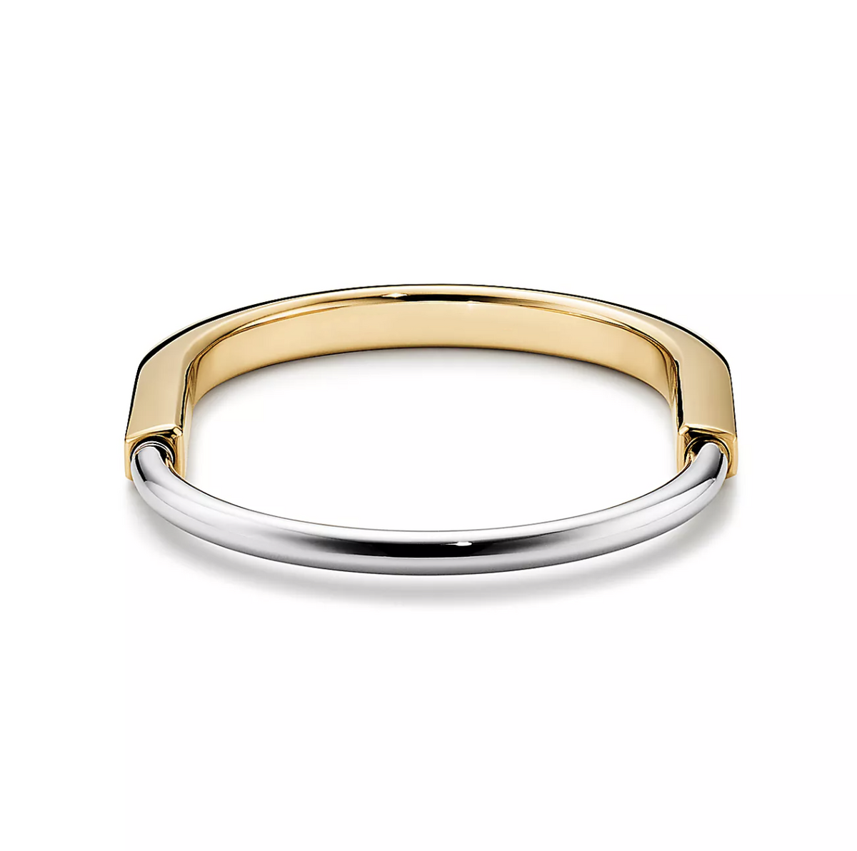[Eterna Jewels]LOCK BRACELET YELLOW AND WHITE GOLD