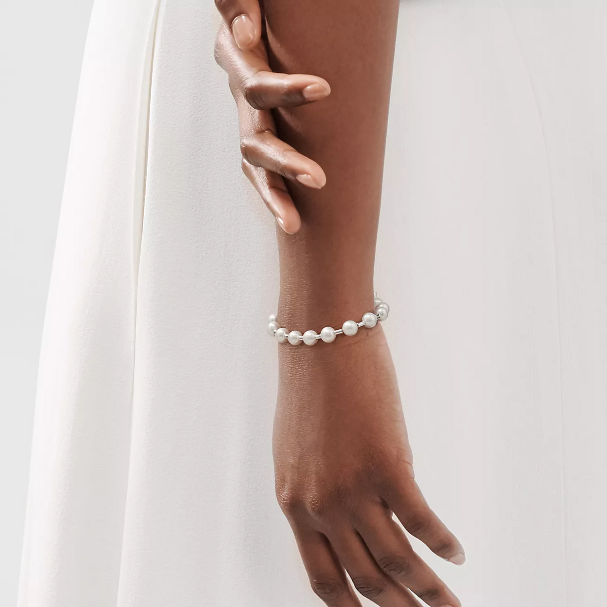 [Eterna Jewels]PEARL 7-8MM SILVER BRACELET