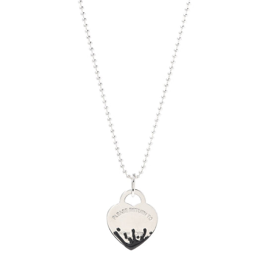 [Eterna Jewels]COLOUR HEART SPLASH TAG NECKLACE