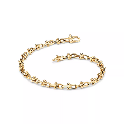 [Eterna Jewels]HARDWEAR MICRO LINK 44 MOTIF GOLD BRACELET