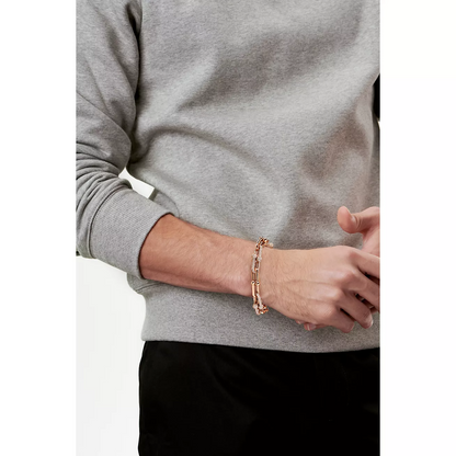 [Eterna Jewels]HARDWEAR LARGE LINK PINK GOLD PAVED DIAMOND BRACELET
