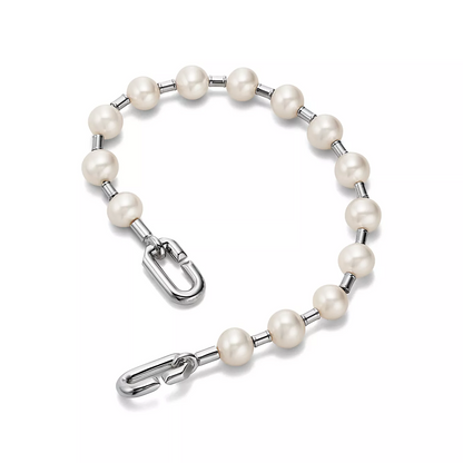 [Eterna Jewels]PEARL 7-8MM SILVER BRACELET