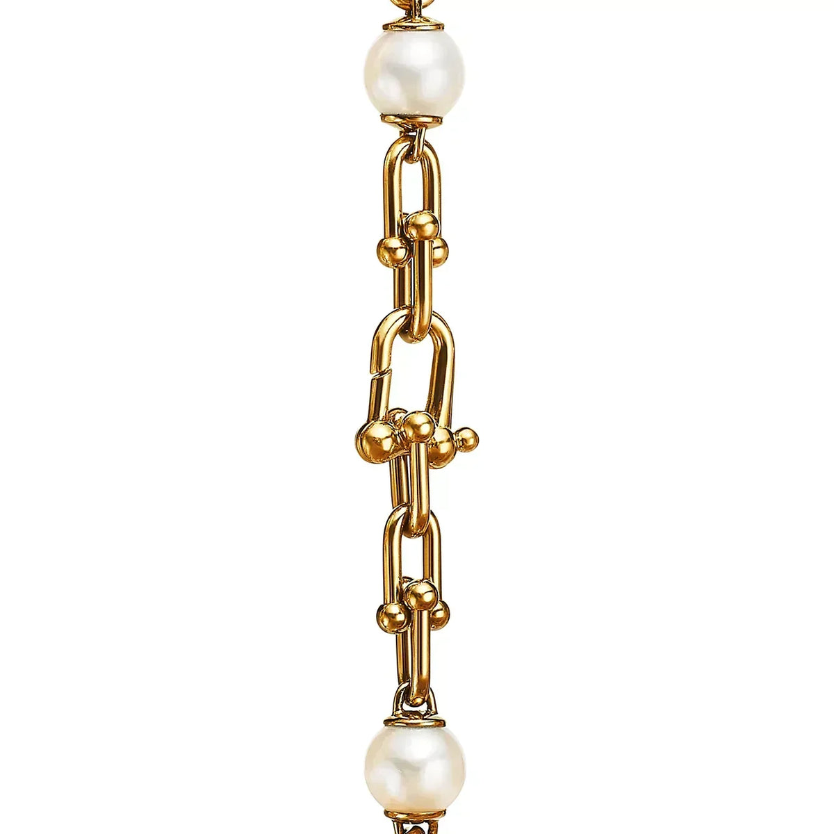 [Eterna Jewels]LINK BRACELET GOLD WITH FRESHWATER PEARLS