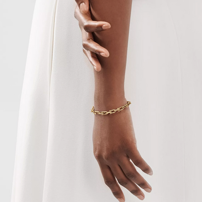 [Eterna Jewels]HARDWEAR SMALL LINK 26 MOTIF GOLD BRACELET