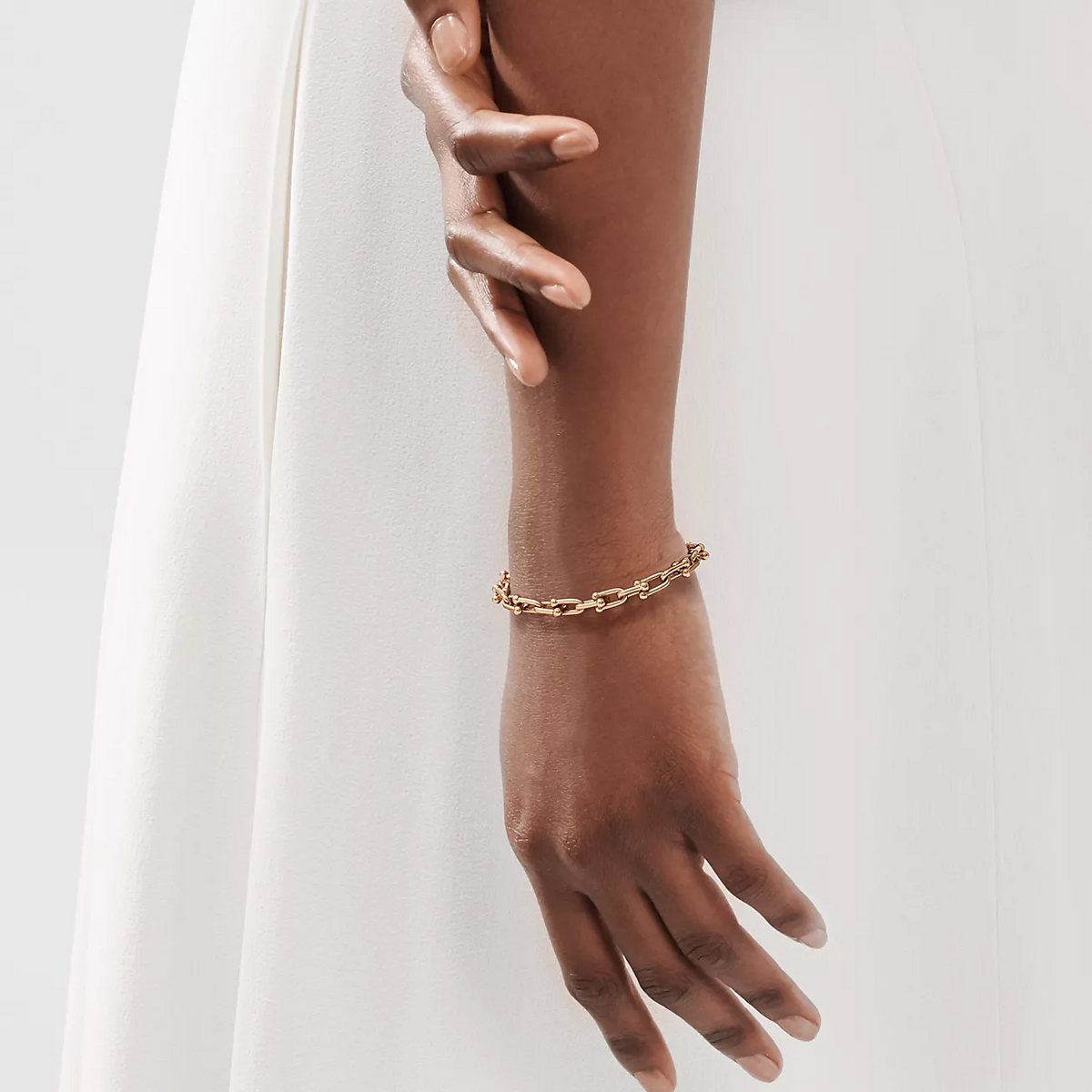 [Eterna Jewels]HARDWEAR SMALL LINK 26 MOTIF PINK GOLD BRACELET