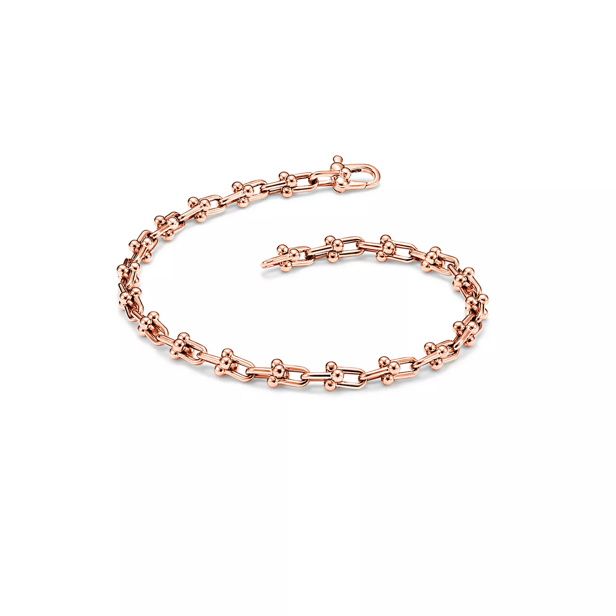 [Eterna Jewels]HARDWEAR MICRO LINK 44 MOTIF PINK GOLD BRACELET