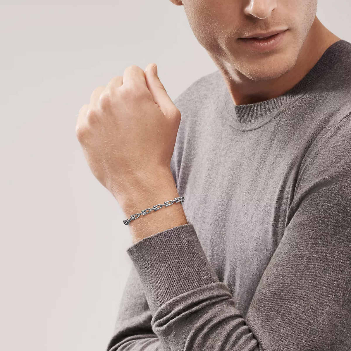 [Eterna Jewels]HARDWEAR SMALL LINK 26 MOTIF SILVER BRACELET