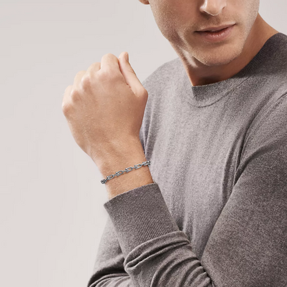 [Eterna Jewels]HARDWEAR SMALL LINK 26 MOTIF SILVER BRACELET