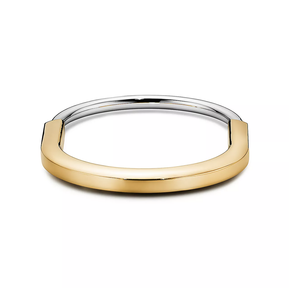 [Eterna Jewels]LOCK BRACELET YELLOW AND WHITE GOLD