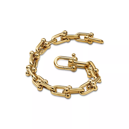 [Eterna Jewels]HARDWEAR MEDIUM LINK 20 MOTIF GOLD BRACELET