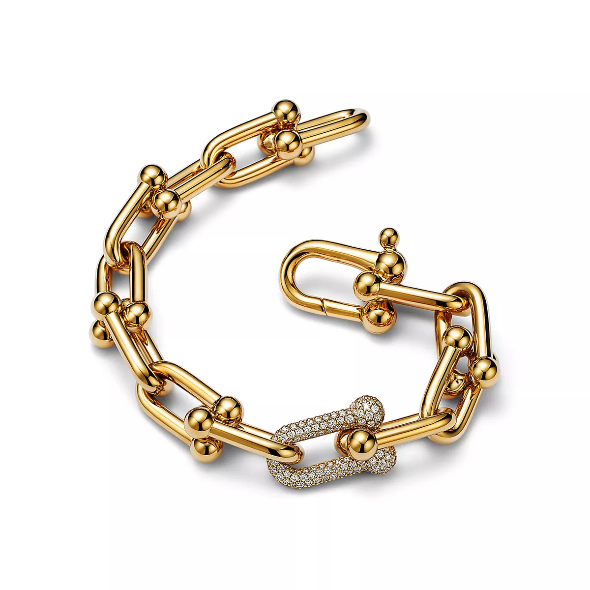 [Eterna Jewels]HARDWEAR LARGE LINK GOLD DIAMOND BRACELET