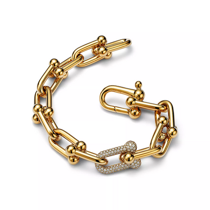 [Eterna Jewels]HARDWEAR LARGE LINK GOLD DIAMOND BRACELET