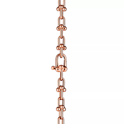 [Eterna Jewels]HARDWEAR MICRO LINK 44 MOTIF PINK GOLD BRACELET